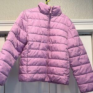 The Children's Place Light Purple Puffer Jacket size 7/8